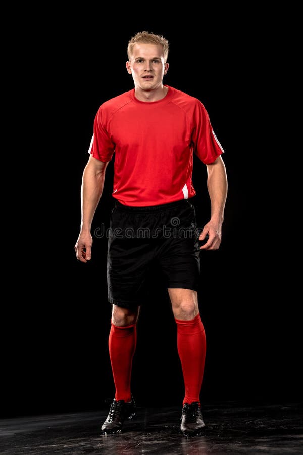 Soccer player in uniform stock image. Image of athlete 125618649
