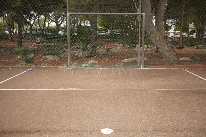 Soccer playground stock photo. Image of outdoor, balearic 110015632
