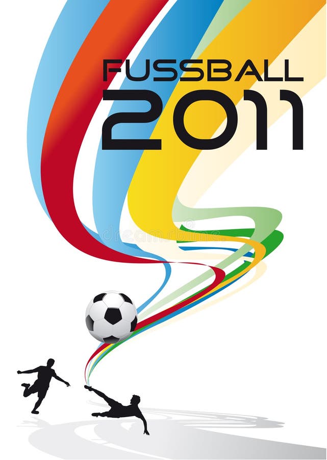 Soccer, poster stock vector. Illustration of upward, ball 19172448