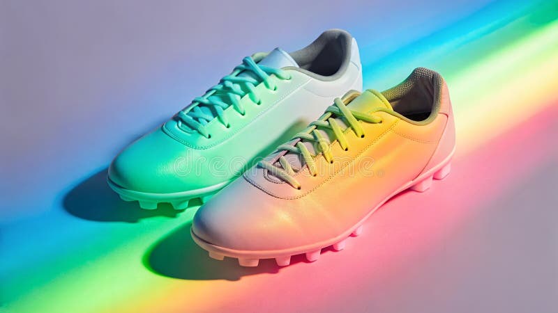 rainbow cleats soccer