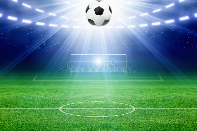 Soccer stadium stock illustration. Illustration of game ...