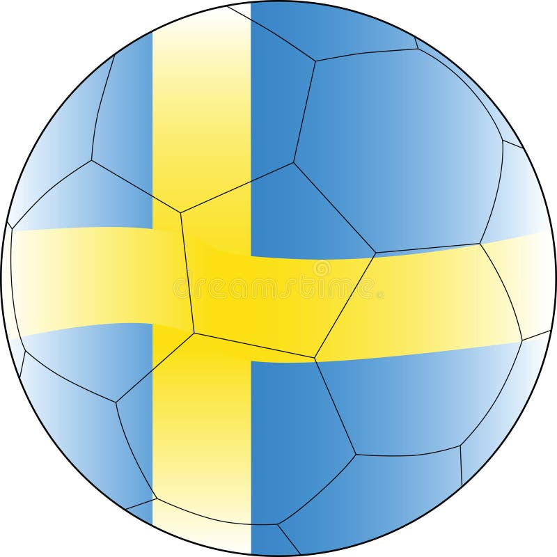 Soccer vector ball sweden