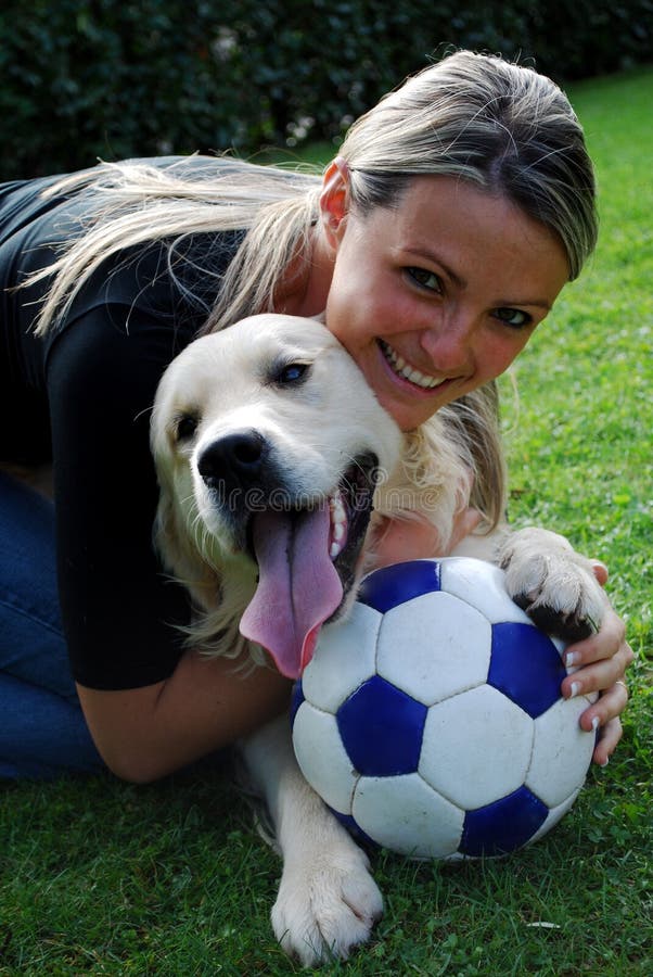 Soccer white dog royalty free stock image Soccer white dog royalty free stock image