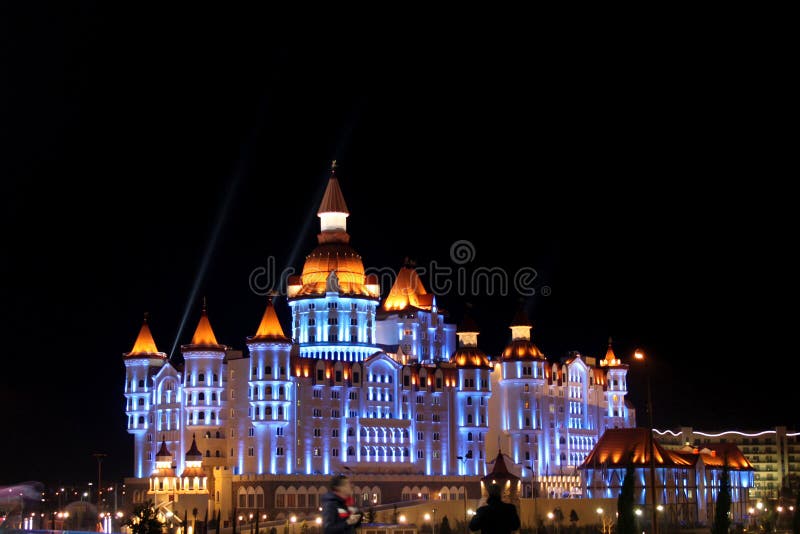 SOCHI ROSJA, LUTY, - 9, 2014: hotel zdjęcia stock SOCHI ROSJA, LUTY, - 9, 2014: hotel zdjęcia stock