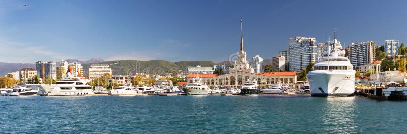 Sochi sea port, Russia