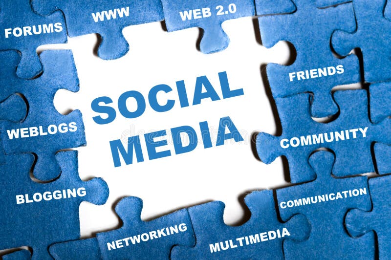 Sociaal media raadsel Sociaal media raadsel