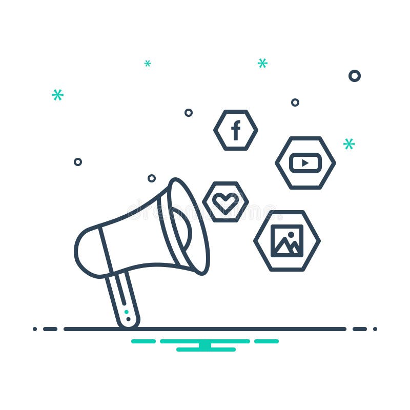 Black Mix Icon For Social Campaign Survey And Management Stock Vector Illustration Of Management Sign