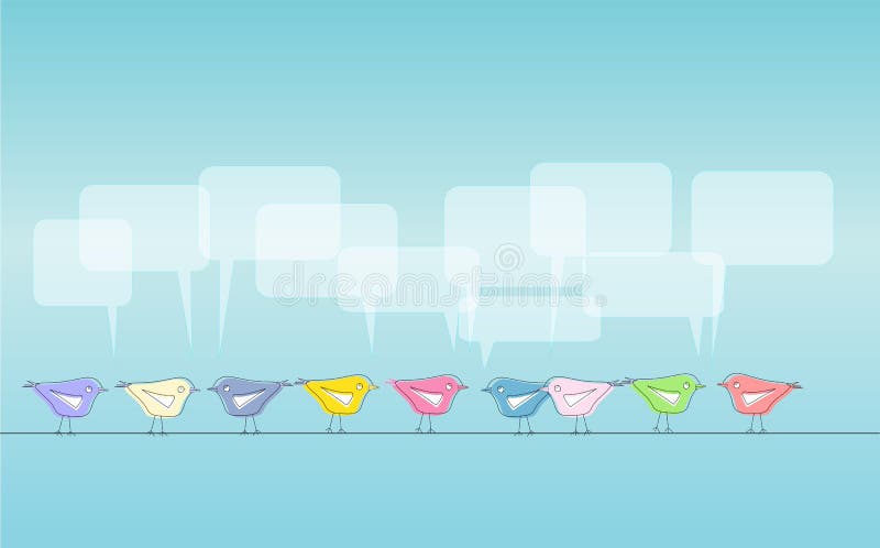 Social media royalty free illustration