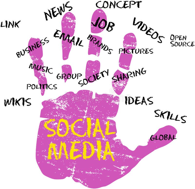 Social media vector illustration