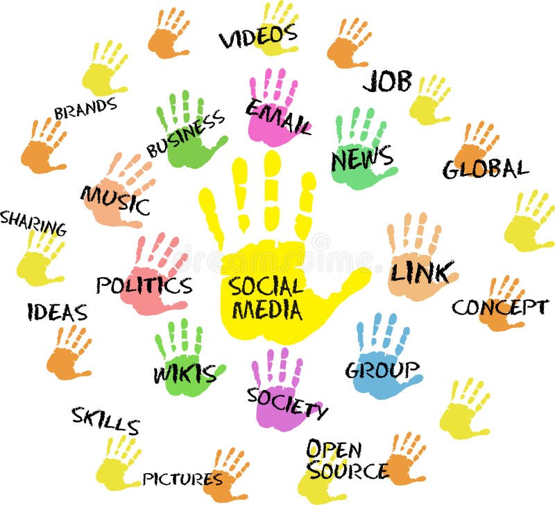 Social media vector illustration