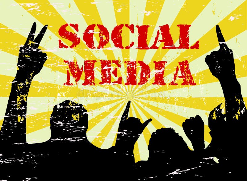Social Media stock illustration