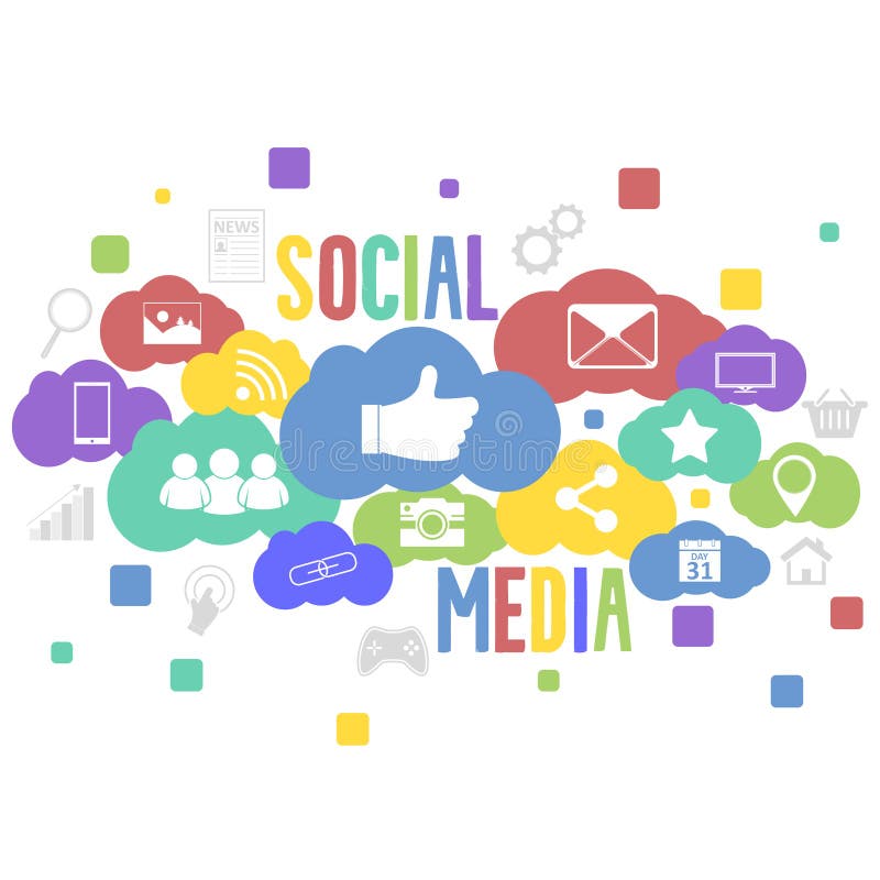 Social media background. stock vector. Illustration of design 70838578