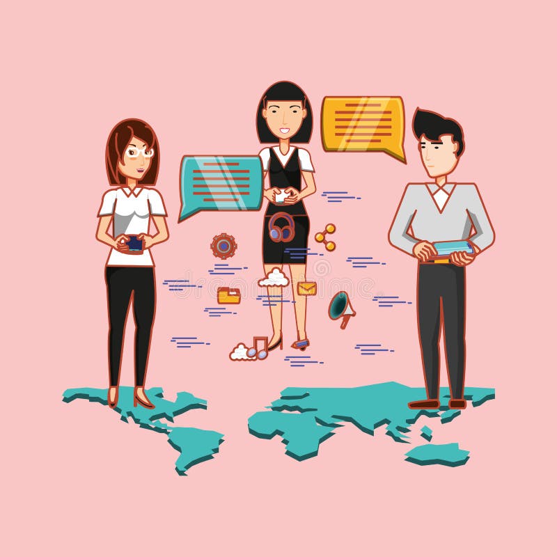 Social media design vector illustration Social media design vector illustration