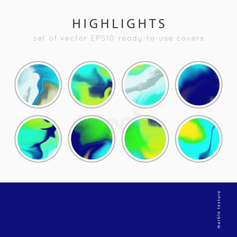 Instagram Highlight Covers Vector Editorial Stock Image - Illustration ...