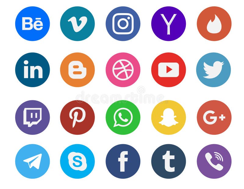 Social media icon collection