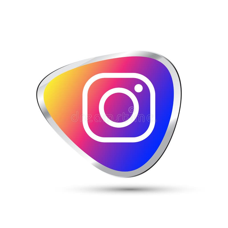 Social Media Icon 3d Instagram Editorial Photo Illustration Of Popular People