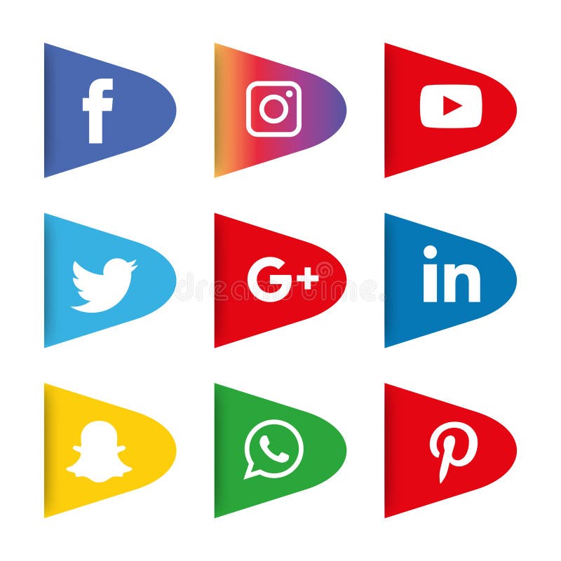 social media icons illustrator