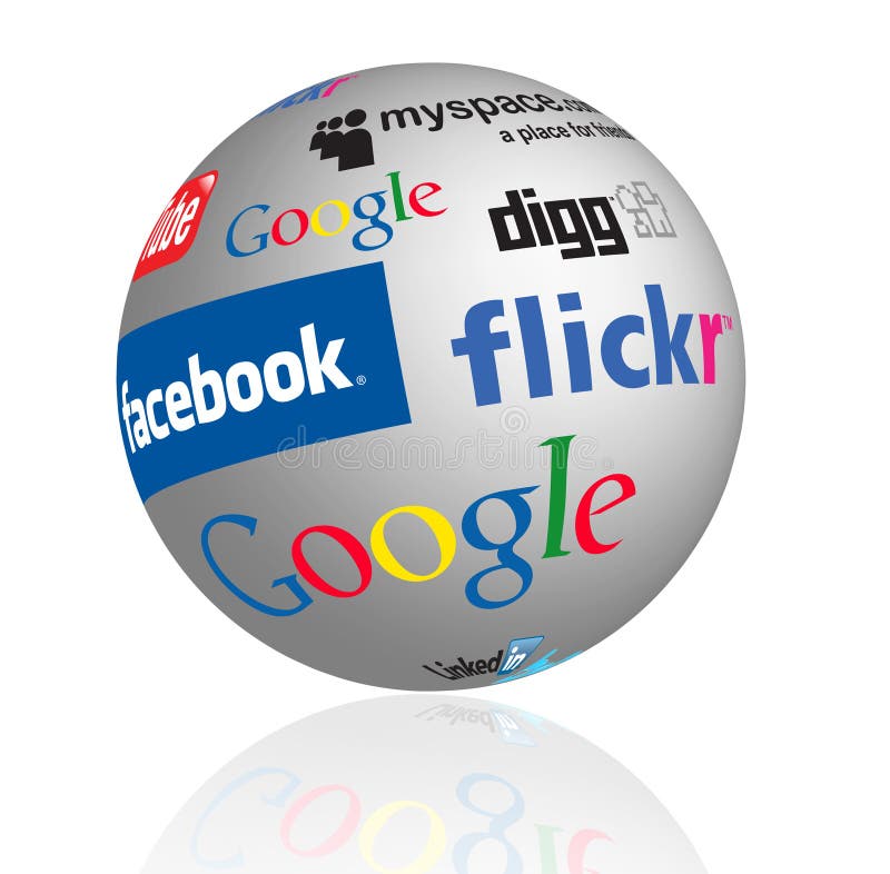 Social media globe isolated in a white background.eps file is available. Social media globe isolated in a white background.eps file is available