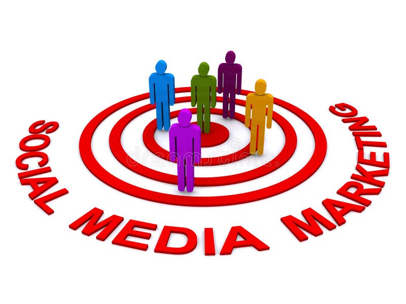 Social media marketing vector illustration Social media marketing vector illustration