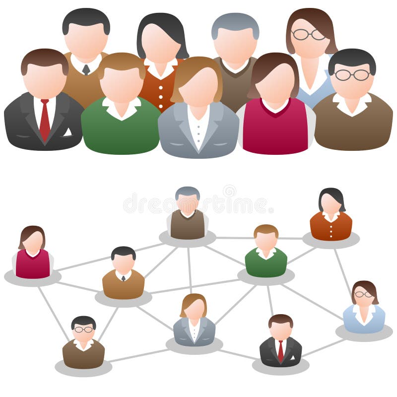 Social Media Network Community. Concept. Two different versions: banner with group of different people and a chart. Eps file available Social Media Network Community. Concept. Two different versions: banner with group of different people and a chart. Eps file available