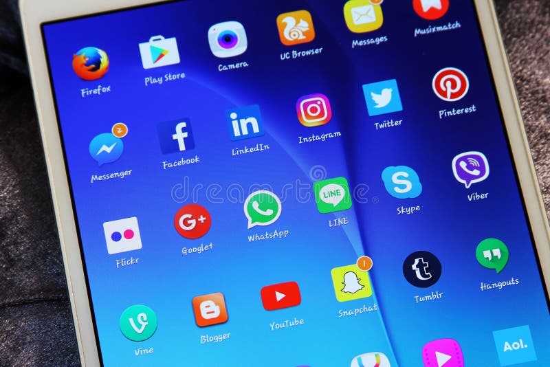Social media networks applications icons royalty free stock photos Social media networks applications icons royalty free stock photos