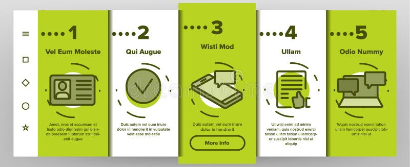 Social Media Onboarding Vector royalty free illustration Social Media Onboarding Vector royalty free illustration