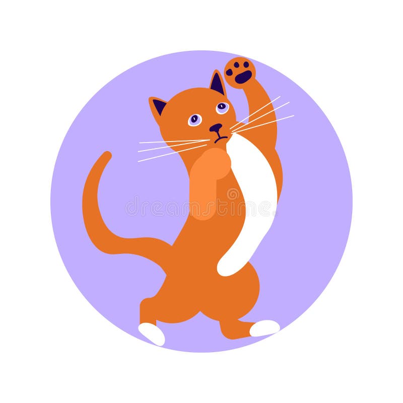 Free Vector  Cute cat story highlights icon for social media vector