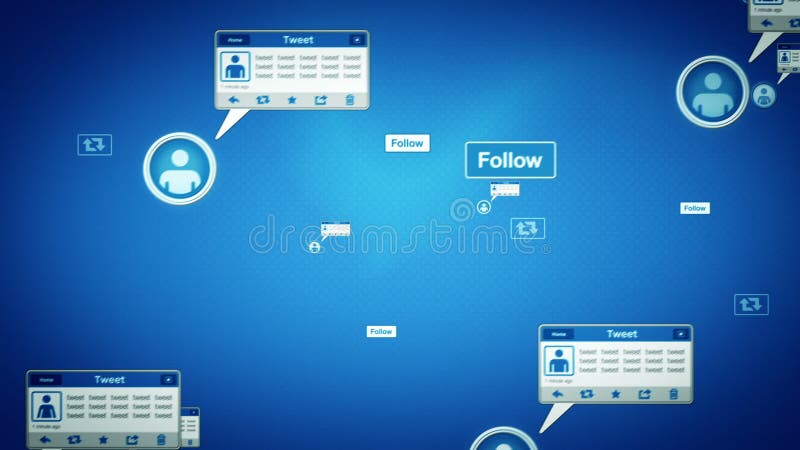 Social Media Tweets Blue Tracking