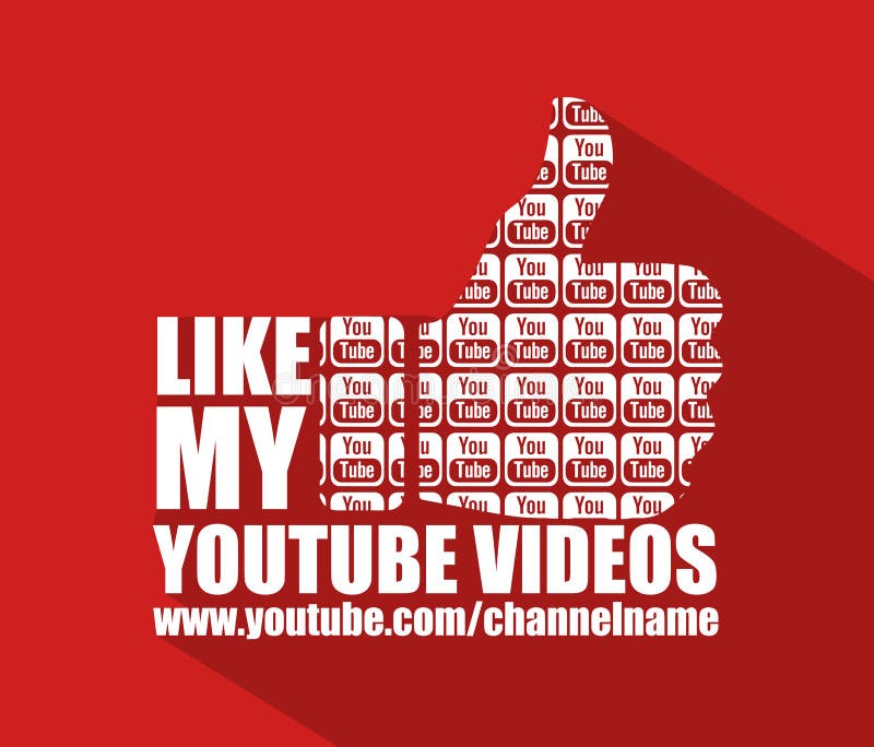 Social Media Youtube Flat Background royalty free illustration Social Media Youtube Flat Background royalty free illustration