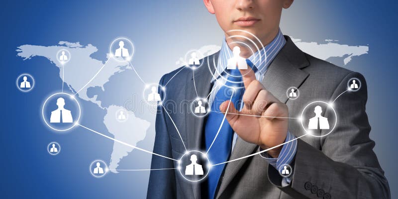 Social network concept royalty free stock photos