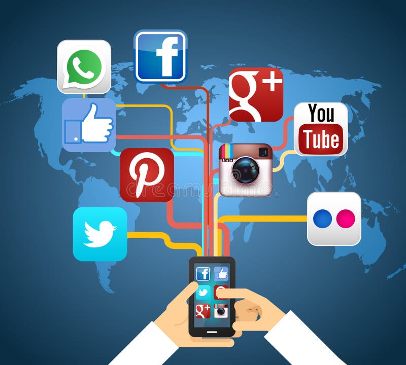 Social networks vector illustration Social networks vector illustration