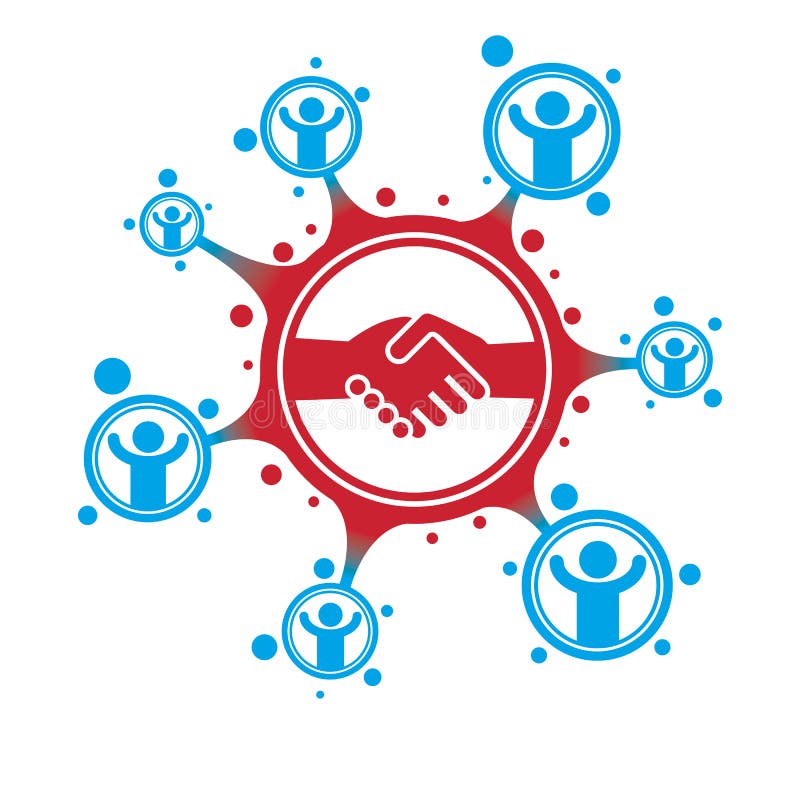 https://thumbs.dreamstime.com/b/social-relations-conceptual-logo-unique-vector-symbol-hands-contacting-handshake-sign-deal-interaction-162976311.jpg