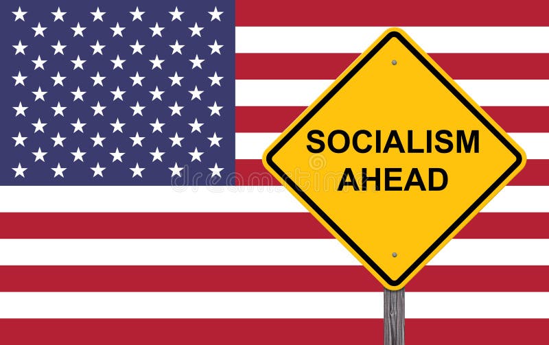 Socialism Ahead Warning Sign