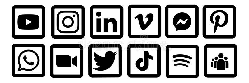 Most Popular Social Media Logo Icons Design by Adobe Illustrator ...