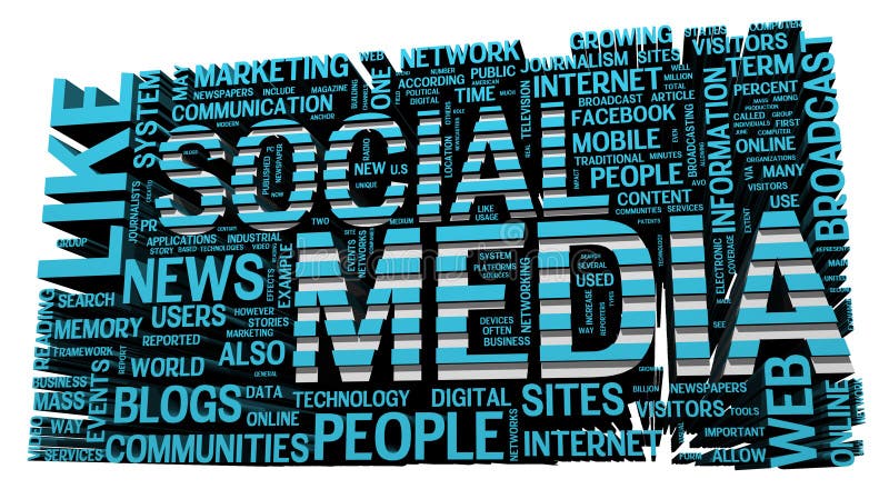 Socialt massmedia royaltyfri illustrationer Socialt massmedia royaltyfri illustrationer