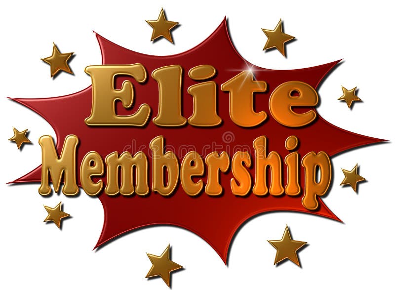 Membresia Elite (explosão) ilustração stock