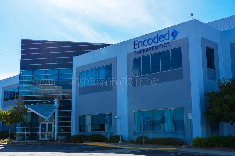 Società di biotecnologia per terapie codificate campus. l'encoded terapeutics inc è un'impresa di biotecnologia che sviluppa la pr fotografia stock