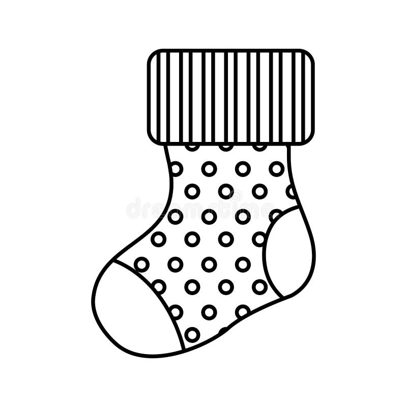 Sock baby isolated icon stock vector. Illustration of fabric - 90883605