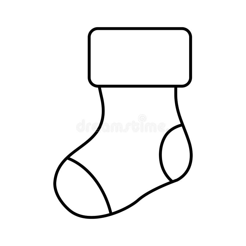 Sock baby isolated icon stock vector. Illustration of small - 90883866