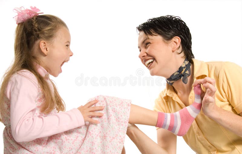 Sock dress-up royalty free stock image