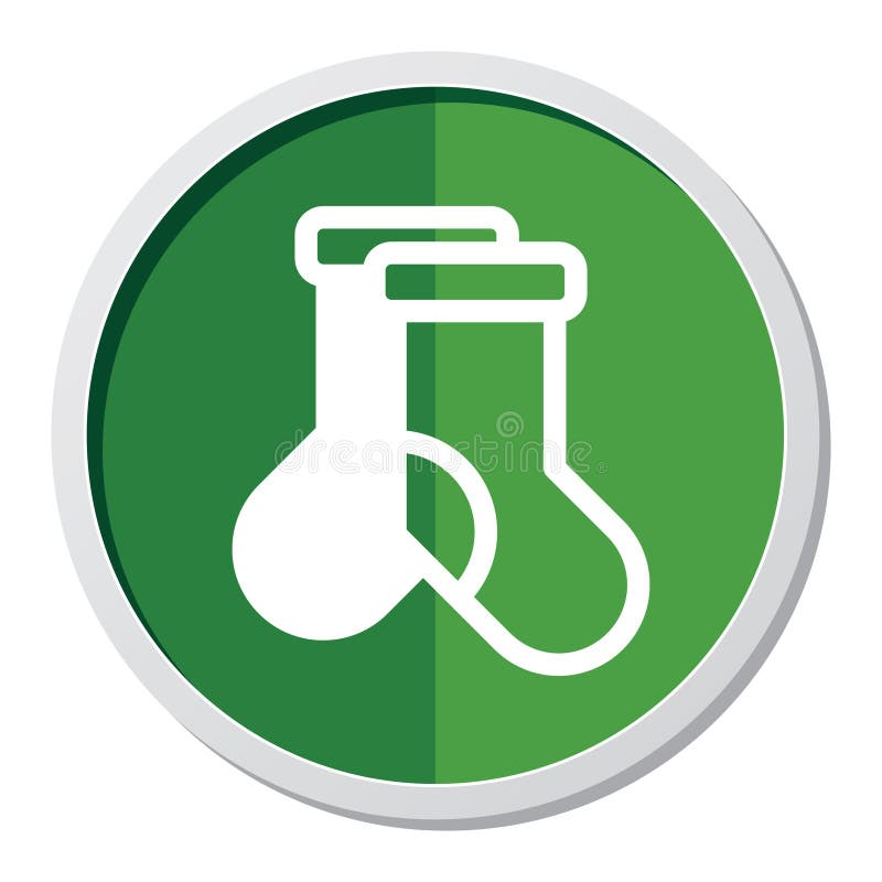 Socken. hübscher Entwurf der Vektorillustration stock abbildung