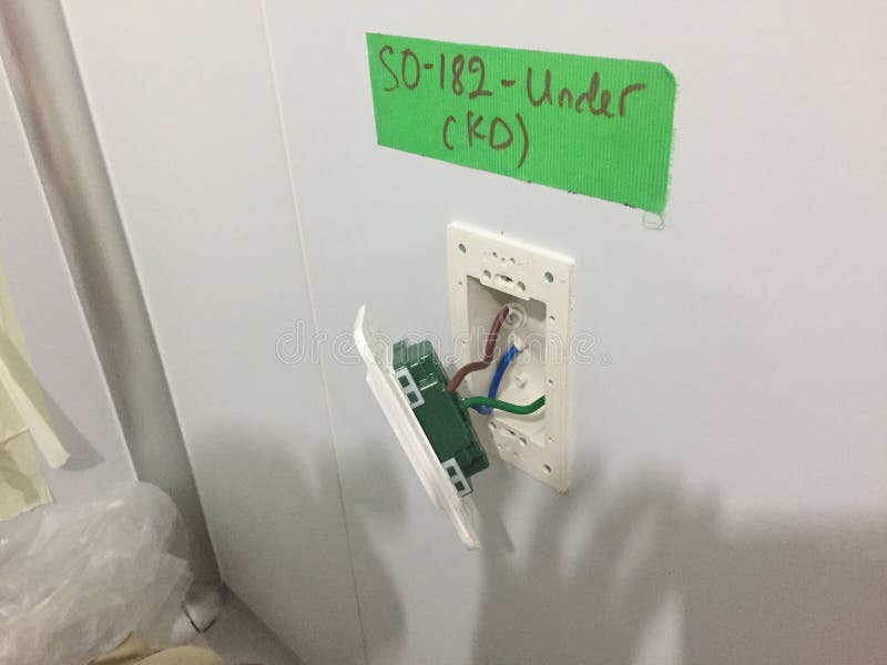 Socket outlets stock photo. Image of outlets, install 150770078