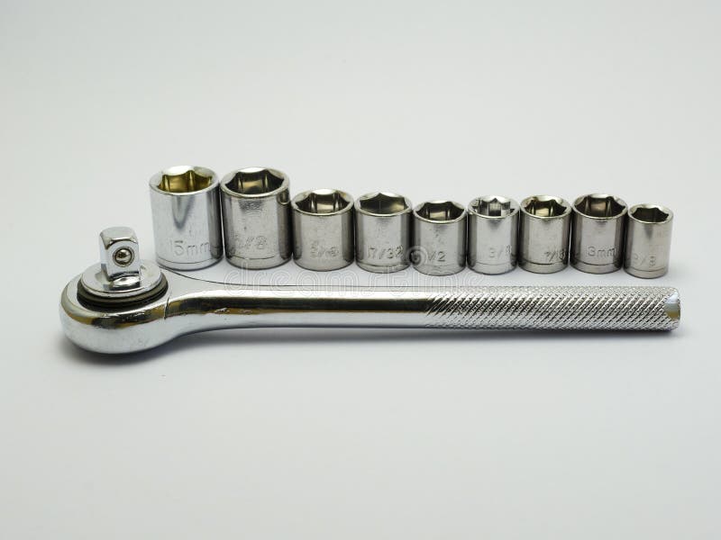 SOCKET wrench set stock photo. Image of ratchet, east 86035316