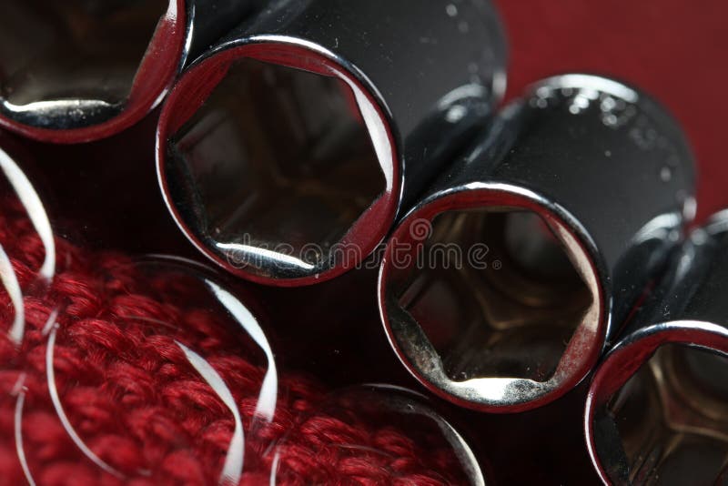 Socket wrenchs 2 stock photography