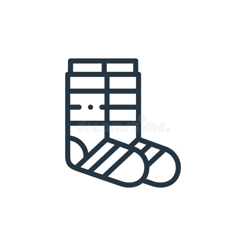 Socks Vector Icon. Socks Editable Stroke. Socks Linear Symbol for Use