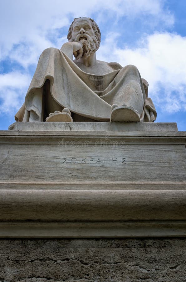 Socrates-staty royaltyfri foto Socrates-staty royaltyfri foto