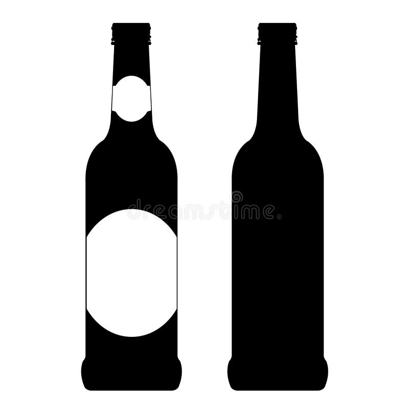 Whisky Bottle and Shot Glasses Stock Vector Illustration of upside