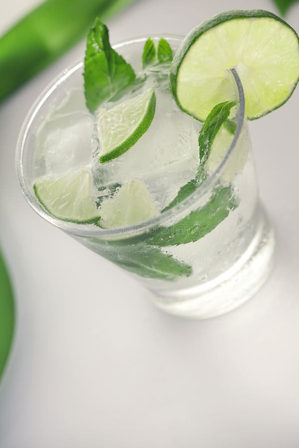 Soda Water with Lemon and Mint Stock Photo Image of freshness, meal