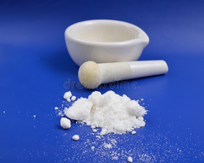 Sodium formate, HCOONa, is the sodium salt of formic acid, HCOOH. royalty free stock photo