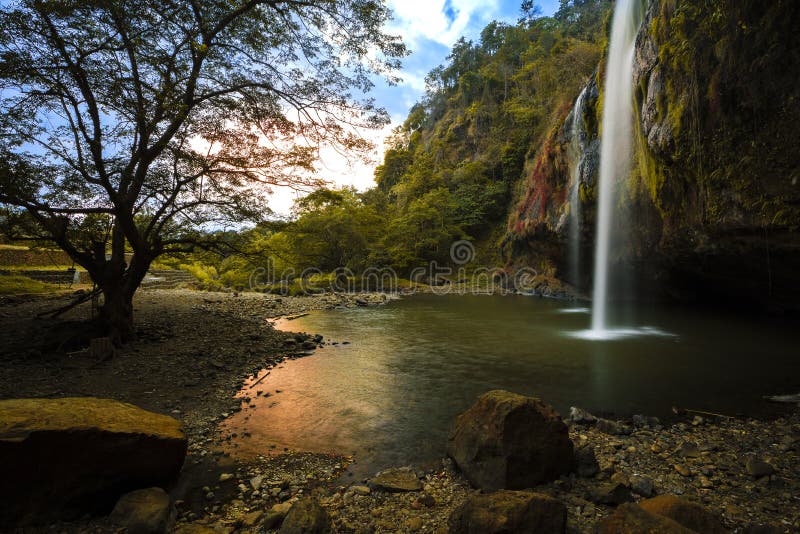 Beautiful sodong waterfall stock image Beautiful sodong waterfall stock image
